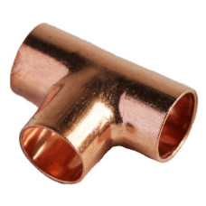 COPPER TEE EQUAL CXCXC 22MM